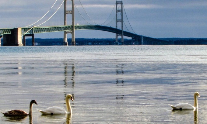 St Ignace House | Fall color dates, Lots of space for Upper Peninsula getaway. Book October now