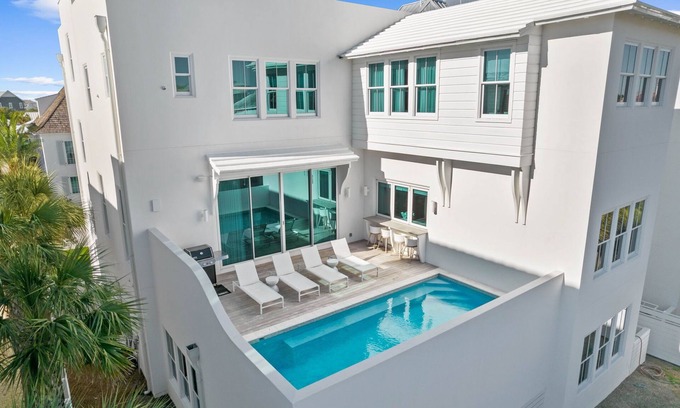 Rosemary Beach House | Fall Getaways Available! Private Pool! 9 Adult Bikes! Elevator!