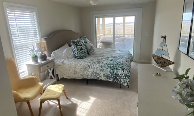 Prime Hook Beach House | Family Friendly Modern Cottage with Large Deck Steps From Beach