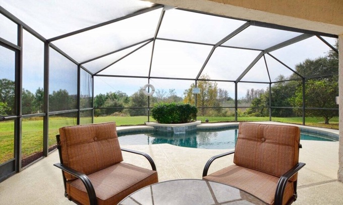 Greater Groves House | FAMILY FRIENDLY POOL HOME, OVERSIZED DECK, NO REAR NEIGHBORS, BBQ GRILL!!!