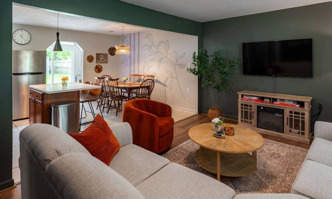 Loveland House | Family Home | Game Room Fenced Yard Firepit