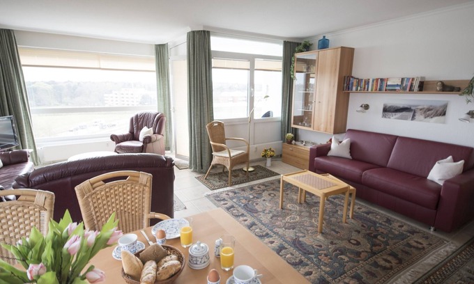 Sahlenburg Apartment | FB 06.01 - Sea view vacation apartment for up to 4 people with swimming pool and sauna