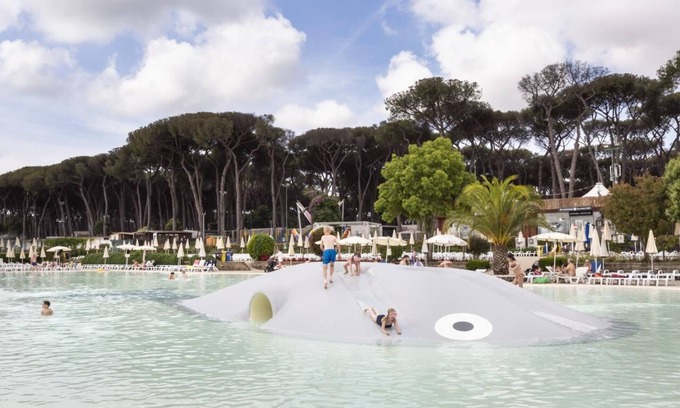 Zona XXXIII Acilia Sud House | Ferienpark Fabulous Mobilehome Hu Stay Smart für 5 Personen