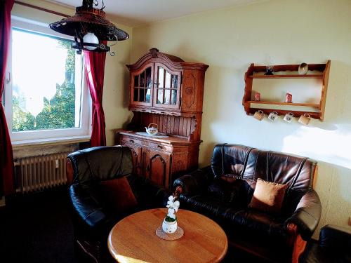 Hohegeiß Apartment | Ferienwohnung ENDORA im Harzer Stil, Handgefertigte Möbel - WLAN-GARAGE