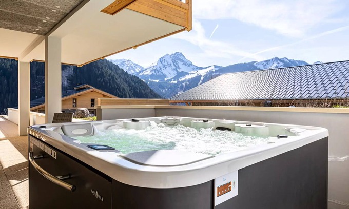 Abondance Apartment | Ferienwohnung jacuzzi 8 Personen
