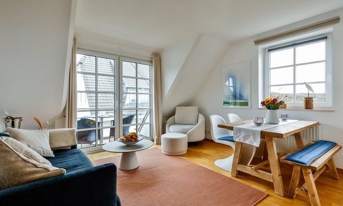 Hornum Apartment | Ferienwohnung Sandblume mit Meerblick