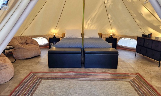 Mid America RV Rental | Fern Dell: A Woodland Glamp - Dog Friendly!
