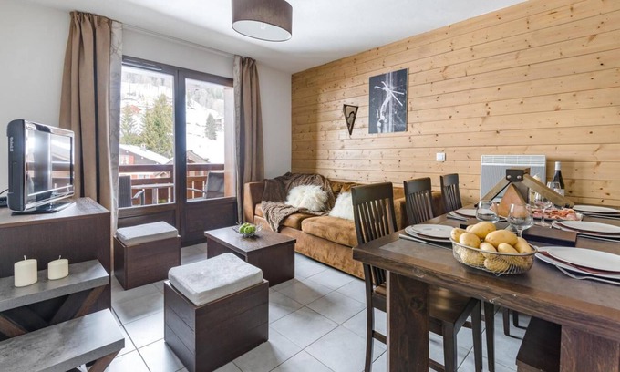 Les Gets Apartment | Fitness, swimming pool, sauna, hammam, terrace, balcony, tv, ski locker, 43-56m², Les Gets