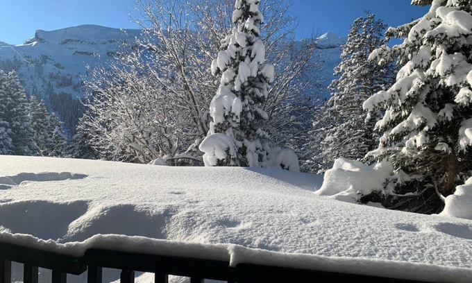 Flaine Apartment | Flaine apartment rental 4/6 people non-smoking, garden and close to slopes