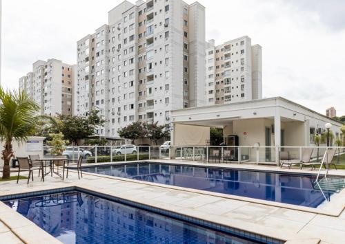 Patrimonio Apartment | Flats Praia Uberlandia - Apt próximo ao Praia Clube - Area de lazer com Portaria 24 horas, piscina, academia, brinquedoteca, churrasqueira e áreas verdes para caminhadas