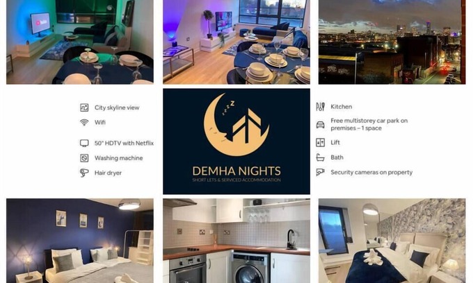 Bordesley Apartment | FREE PARKING◑Business◑Weekly Stay★2 Bed Apt◑