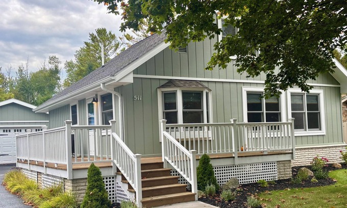 Harrisville Cottage | Fresh & Modern Cottage 3-Min Walk to Stunning Lake Huron Sandy Beach
