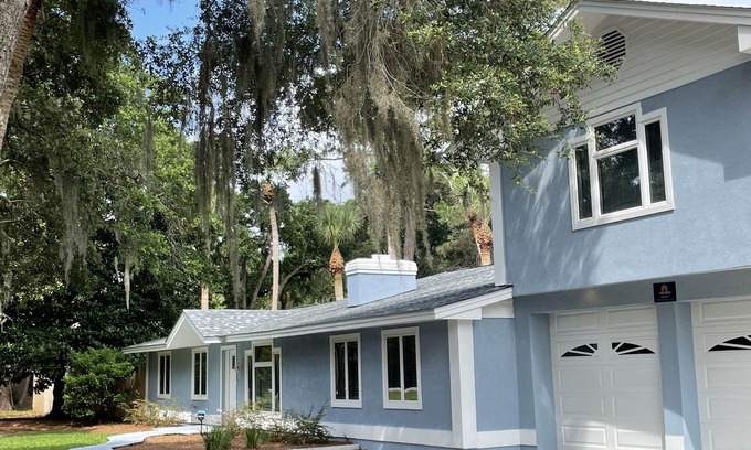Hilton Head Island House | Fully renovated home, 6th row from beach, with pool, hot tub, and game room