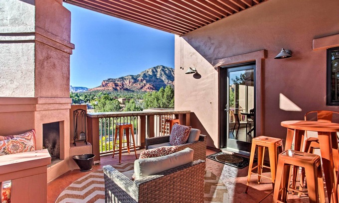 West Sedona House | Furnished Patio & Views: West Sedona House!