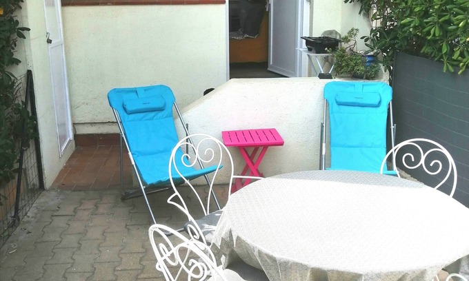 Le Barcares Apartment | FURNISHED STUDIO 150 METERS FROM THE BEACH. PER NIGHT OR PER MONTH