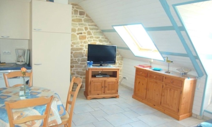 Erdeven Apartment | Gîte Ty Héol, ocean view at 400m - Erdeven plage - 2 rooms for 4 pers