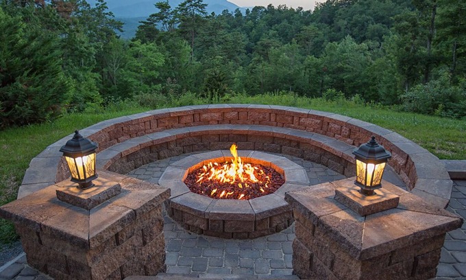 Pittman Center Cabin | Gatlinburg Mansion: Majestic Views, Home Theater, Hot Tubs, and More!