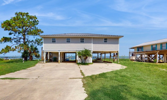 St. George Island House | Gorgeous bayfront home, Private dock, Gas grill, Wifi, Washer and dryer