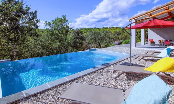 Labeaume House | Gorgeous home in Labeaume with kitchen