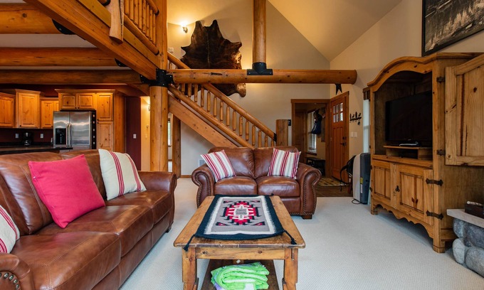 West Glacier Cabin | Gorgeous lakefront cabin with fireplace & deck - 5 miles to Glacier