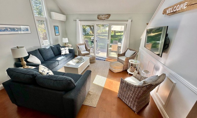Brewster Condo | Gorgeous Ocean Edge townhouse in Howland Village with newly renovated kitchen & baths and AC system!