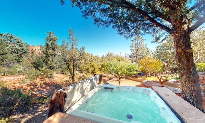 West Sedona Cottage | Gorgeous Sedona home with hot tub & breathtaking views