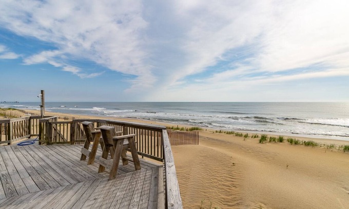 South Nags Head House | Grab your Front Row Seats To(o) this oceanfront home in South Nags Head NC!