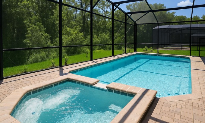 Four Corners Resort | Grand 8BDR Villa 20 mins from Disney! | Private Pool | Resort Amenities
