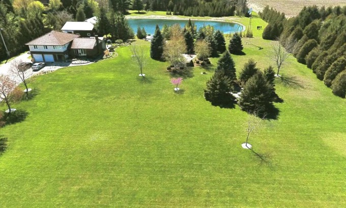 Bouvet Island House | Grand Bend Cottage. Private 26 acres of magical landscape & exclusive pond.