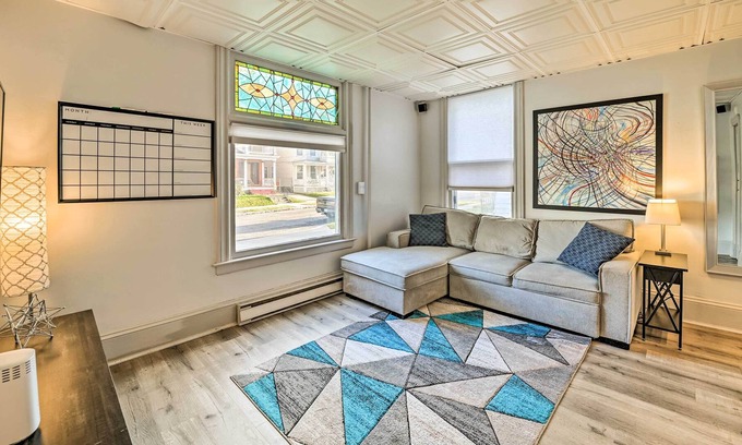Schenectady Apartment | Grand Schenectady Apt w/ Home Theater System!