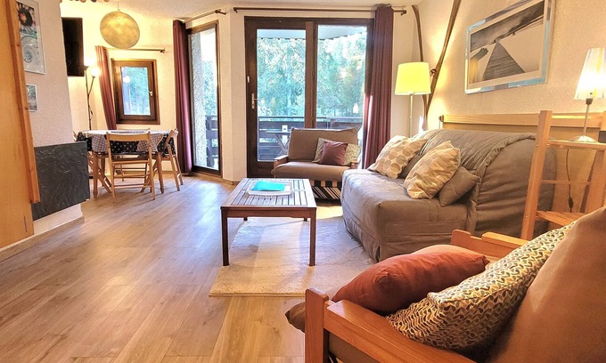 Les Orres Apartment | Grand Studio Lumineux au Calme Avec Jolie vue