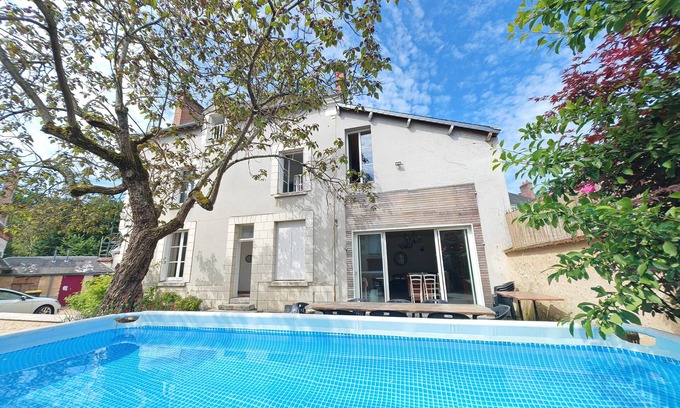 La Cave House | Grande Maison de Bourg 12 Couchages à 700m du Château de Cheverny