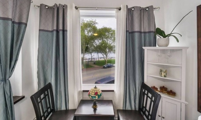 West New York House | Great room with a perfect view!