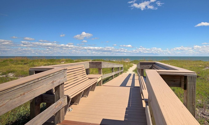 Cocoa Beach Condo | Ground Floor Luxury Condo Fully Updated With Great Ocean View - Unit 49