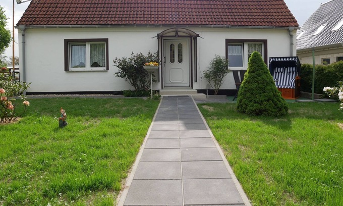 Dargen House | Haffhus mit Terrasse & Garten, Ruhige Lage - Ferienhaus