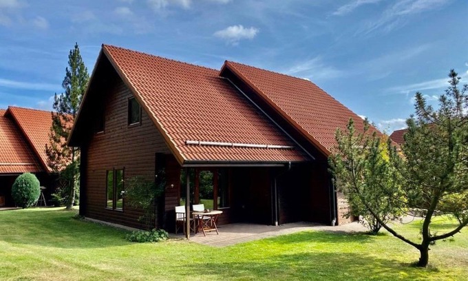 Rotacker Apartment | HAS-50 - Wooden holiday home with covered terrace - Holiday home in the