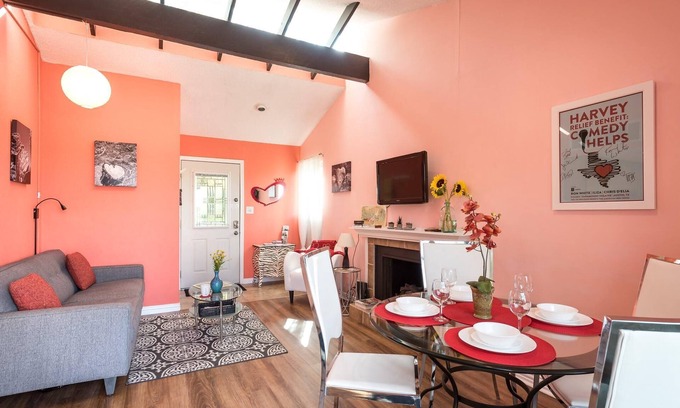 Barton Hills Condo | Heart House: View, king bed; .33 mi to Barton Springs/Zilker Park, @2 mi to DT!