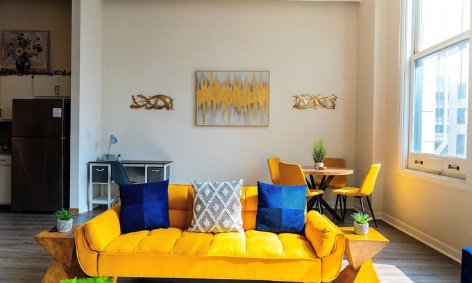 Mile Square Apartment | Heart of downtown Indianapolis with skywalk access to mall, fitness room, WiFi