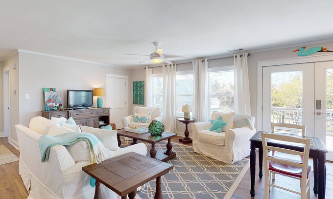 Tybee Island House | Heated Pool Access, Tybee Beach Bungalow