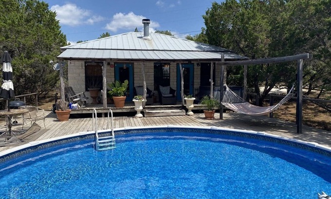 Wimberley Cabin | Hidden Gem with Private Pool and Hot Tub
