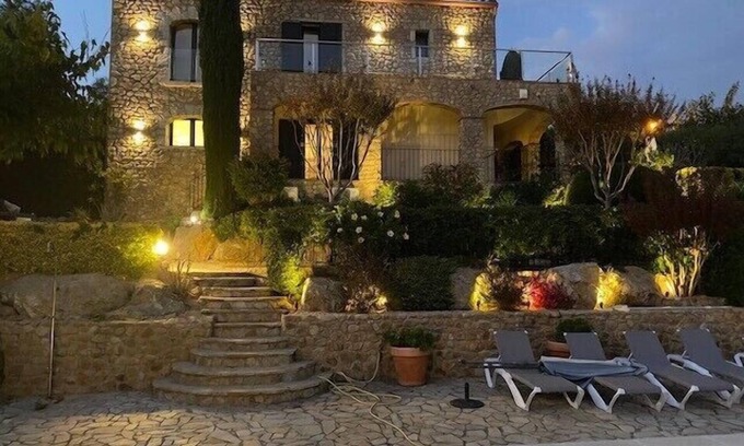 Calonge Villa | Hillside villa, magnificent views, heated private pool, short walk to village