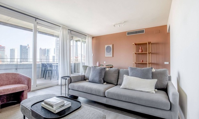 Diagonal Mar i el Front Maritim del Poblenou Apartment | Hip 22@ 2BR w/Balcony, Pool & Gym, by Blueground