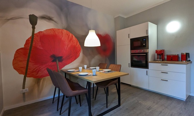 Goldgrube Apartment | Holiday Apartment "Goldgrube - Ground Floor" with Private Terrace, Shared Garden and Wi-Fi