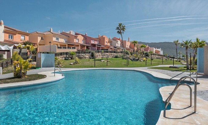 Atlanterra House | Holiday Home 'Bonita' with Sea Views, Shared Pool and Wi-Fi