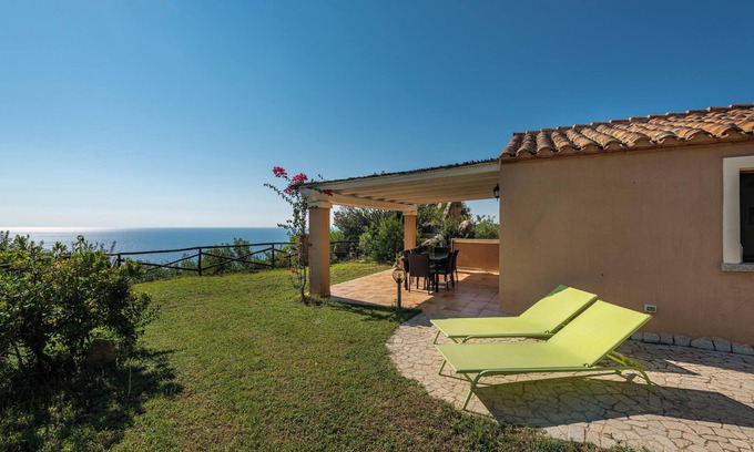Costa Rei House | Holiday Home 'Annavi N9' with Sea View, Shared Pool and Air Conditioning