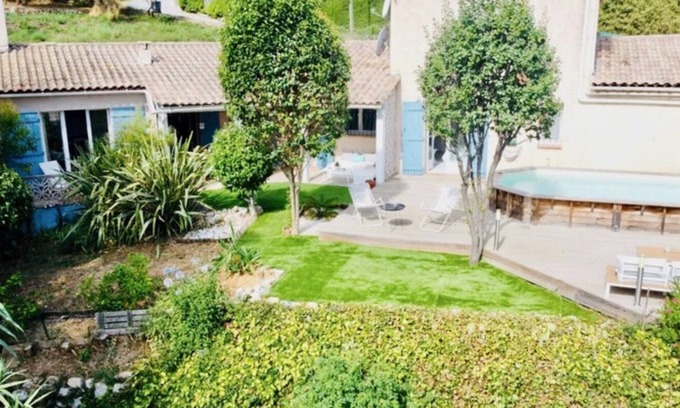 Aspremont House | House 100M2 pool at the foot of the GR and 10km from Nice
