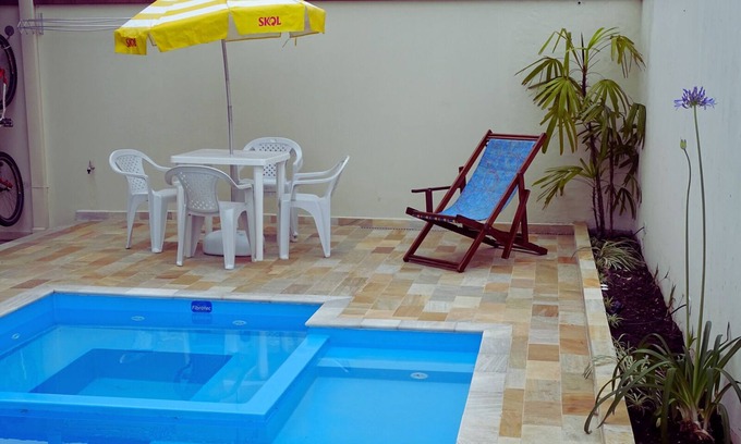 Parque Oasis House | House in Peruíbe, with swimming pool and hydro - 5 min from the beach.
