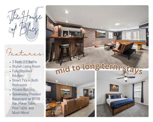 Smyrna Apartment | House of Blues Theme 2BR 2BA Game Area WD