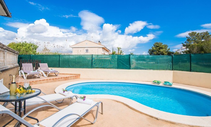 Muro Ski Chalet | House pool Villa Corb Mari close beach Playa Muro