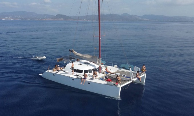 Ibiza Town Boat Rental | Huge 50ft Catamaran in ibiza